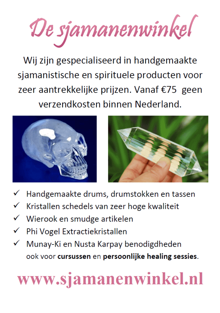 Flyer sjamanenwinkel augustus 2013